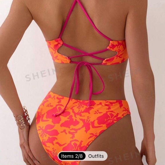 🪸 NWT SHEIN Tropical Bikini 🪸 - Picture 3 of 10